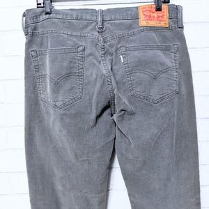 Levi's Gray Corduroy Pants 32x34